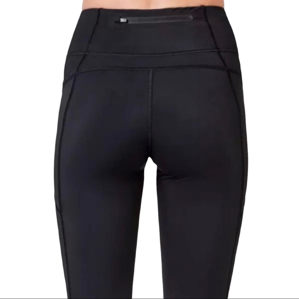Sweaty Betty Zero Gravity Crop Run Leggings Black Size XS Perforated Sides - Picture 3 of 9